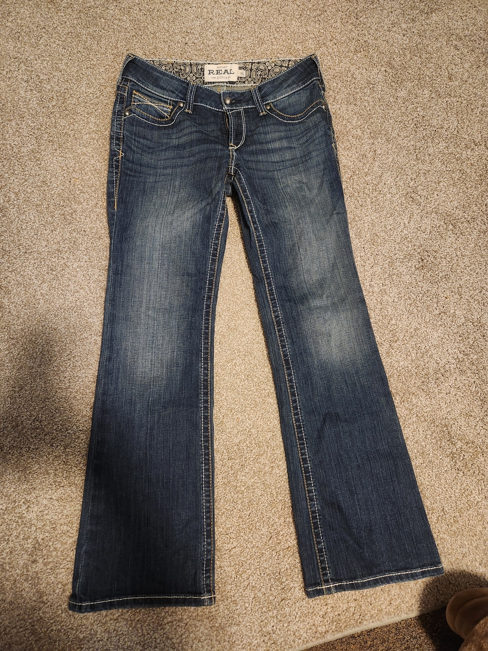 Ariat Mid Rise Boot Dark Wash 29 Short